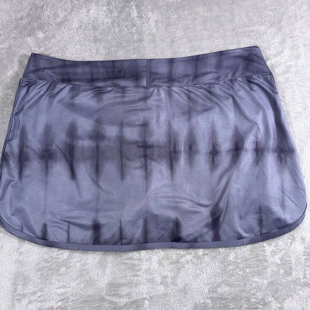 Nike‎ Dri Fit Tennis Skirt Womens Size XL Gray Built In Briefs Pickle Ball Golf